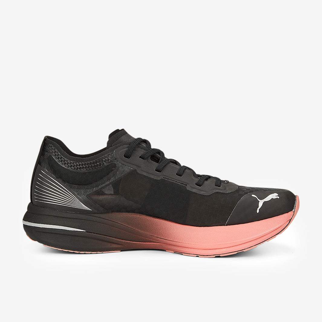 Puma Womens Deviate Nitro Elite Carbon - Puma Black-Carnation Pink