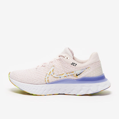 Nike Womens React Infinity Run Flyknit 3 Premium - Light Soft Pink/White