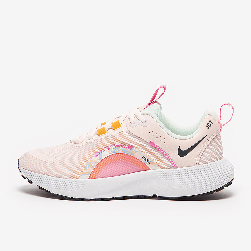 Nike Womens React Escape Run 2 Premium - Light Soft Pink/Dark Smoke Grey