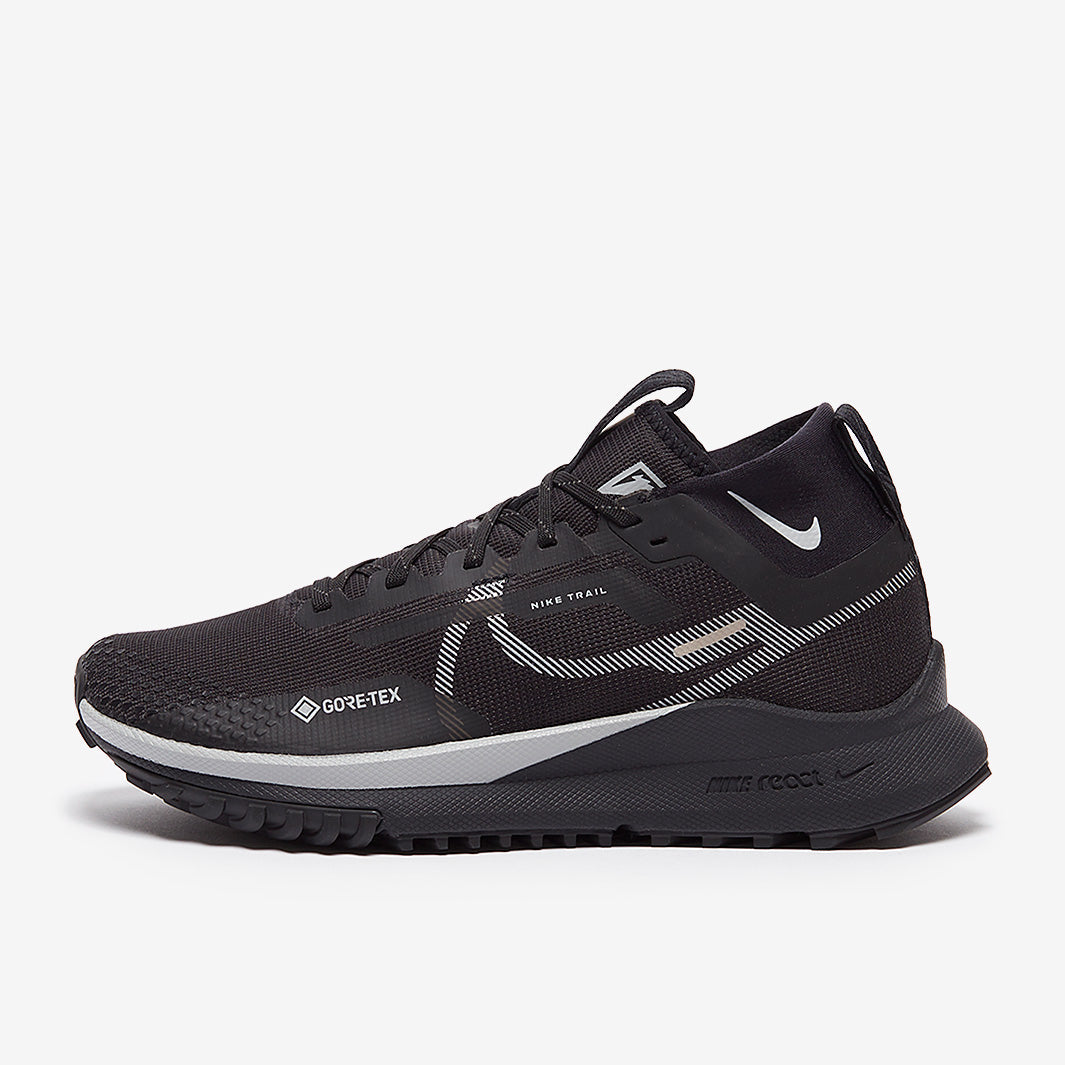 Nike Womens React Pegasus Trail 4 GORE-TEX - Black/Wolf Grey