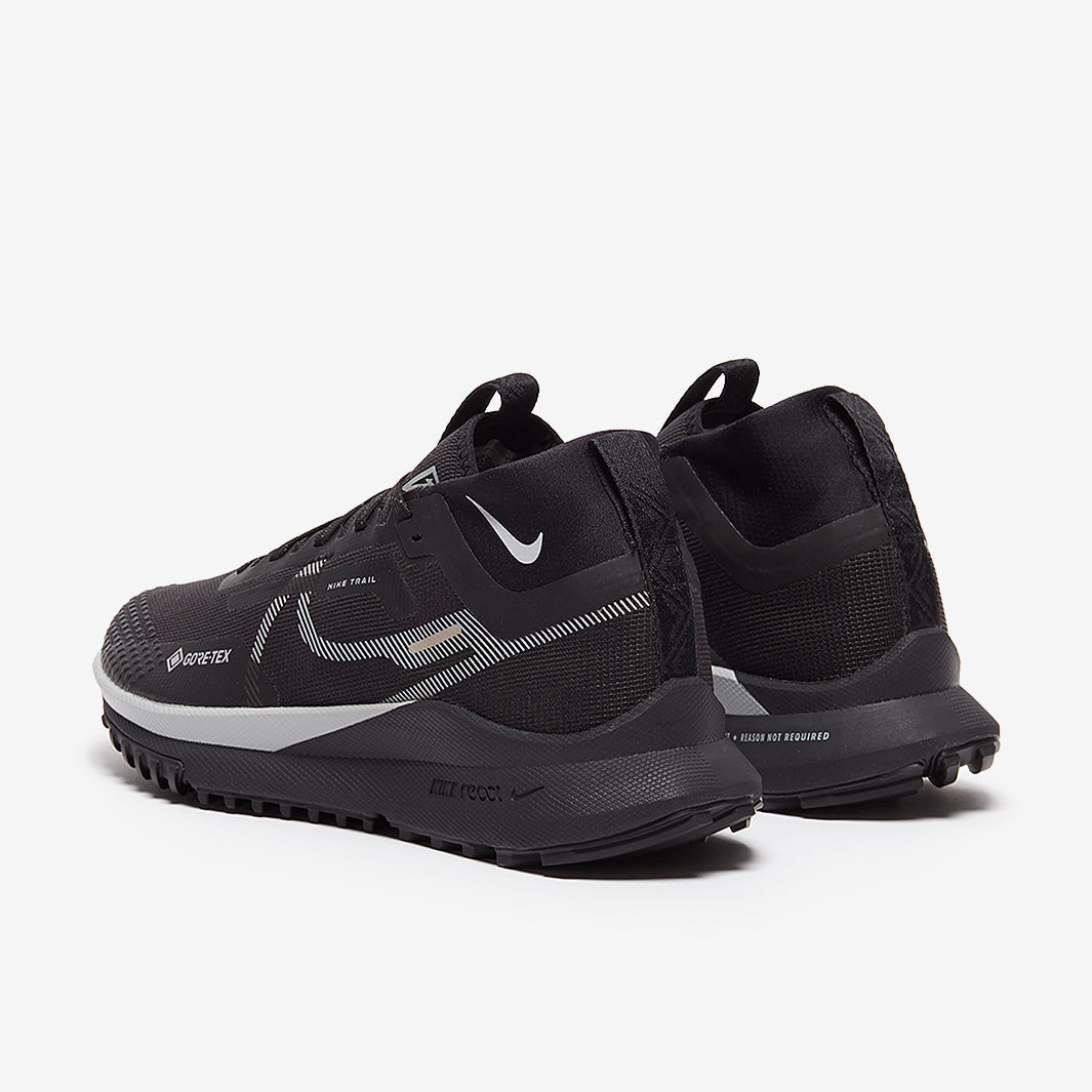 Nike Womens React Pegasus Trail 4 GORE-TEX - Black/Wolf Grey