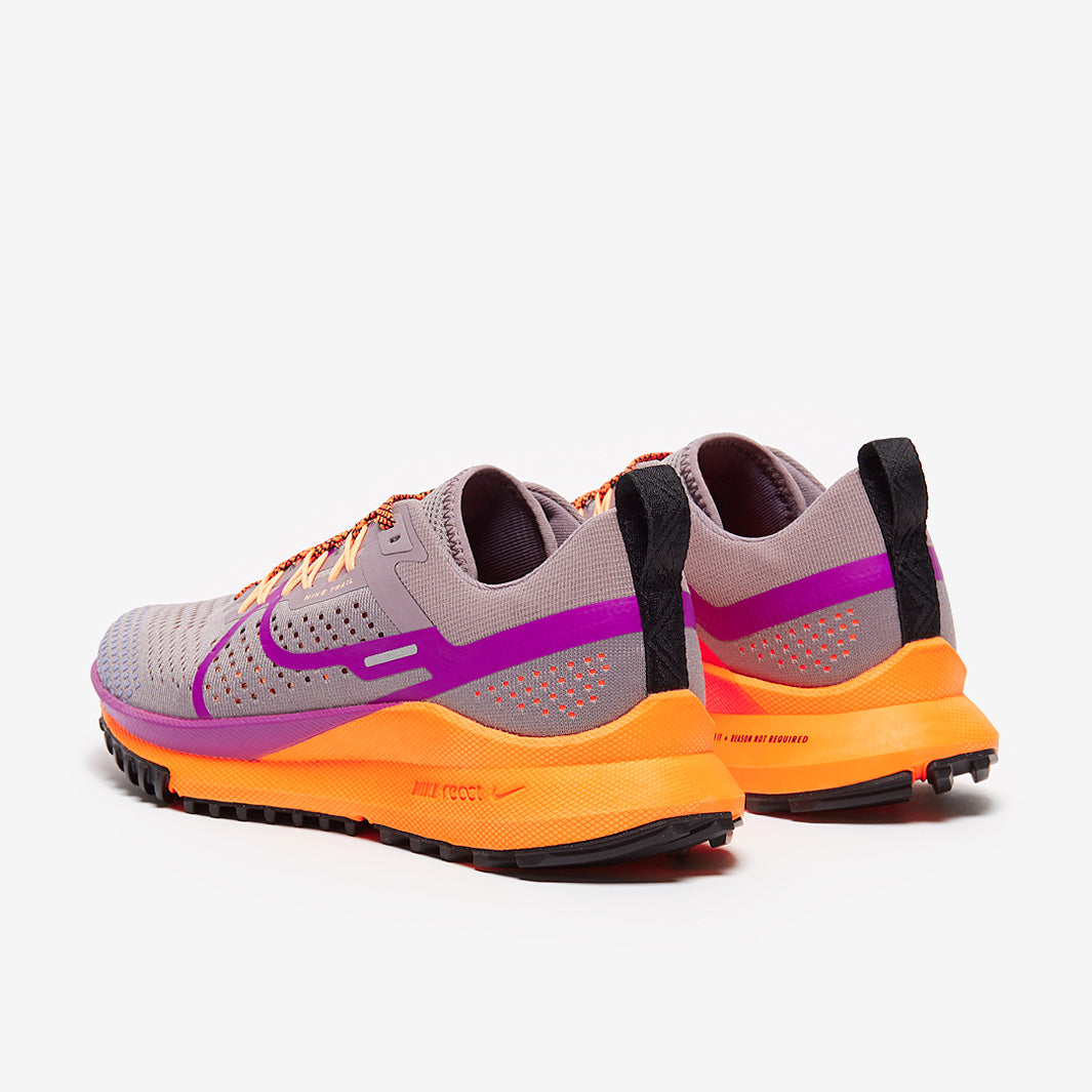 Nike Womens React Pegasus Trail 4 - Purple Smoke/Vivid Purple