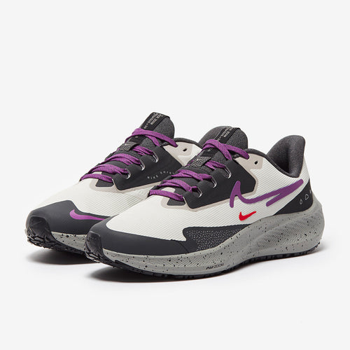 Nike Womens Air Zoom Pegasus 39 Shield - Light Bone/Vivid Purple