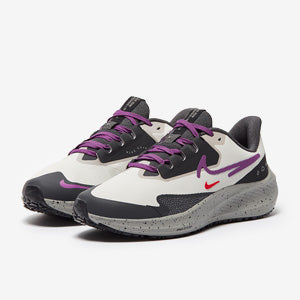 Nike Womens Air Zoom Pegasus 39 Shield - Light Bone/Vivid Purple
