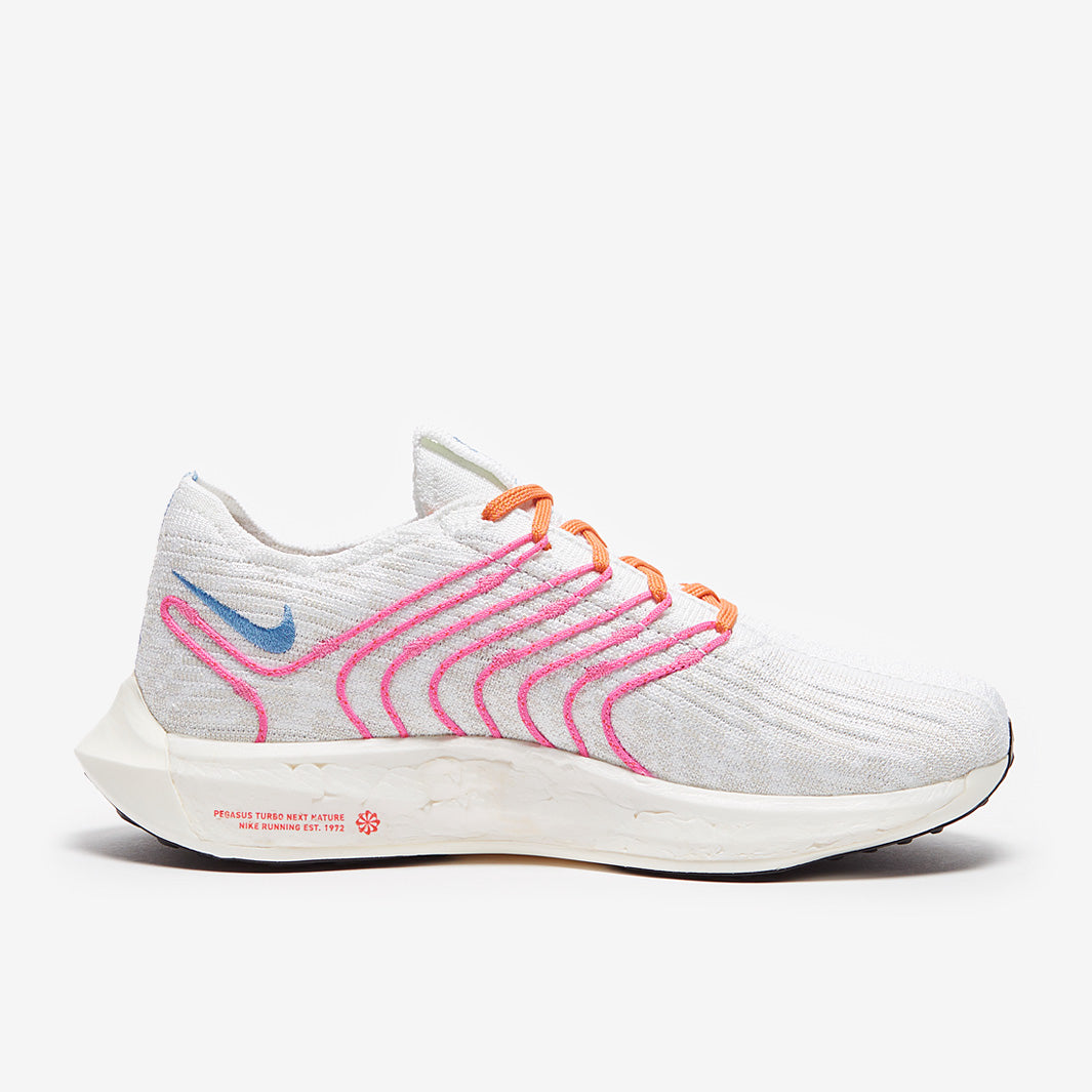 Nike Womens Pegasus Turbo Next Nature - White/University Blue