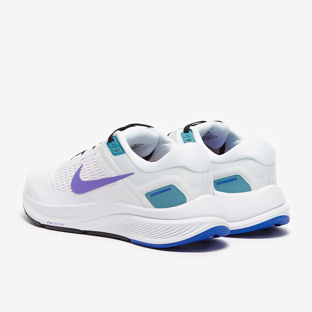 Nike Womens Air Zoom Structure 24 - White/Psychic Purple