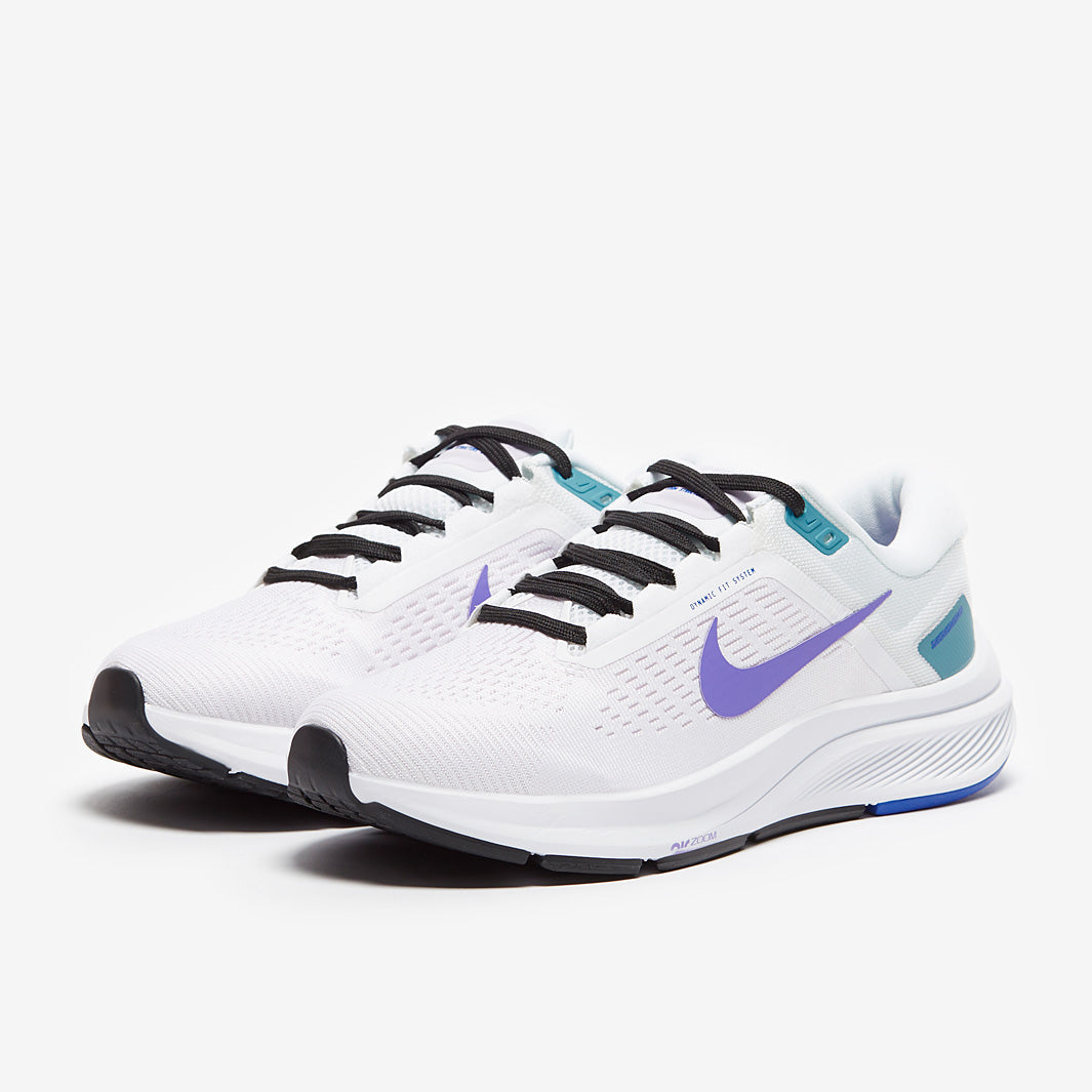 Nike Womens Air Zoom Structure 24 - White/Psychic Purple