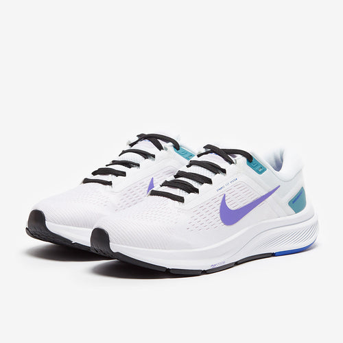 Nike Womens Air Zoom Structure 24 - White/Psychic Purple