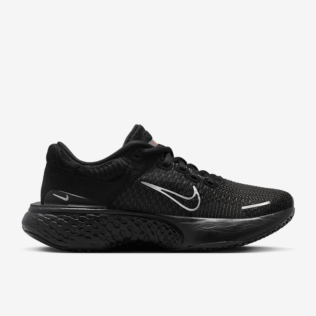 Nike Womens ZoomX Invincible Run Flyknit 2 - Black/Metallic Silver