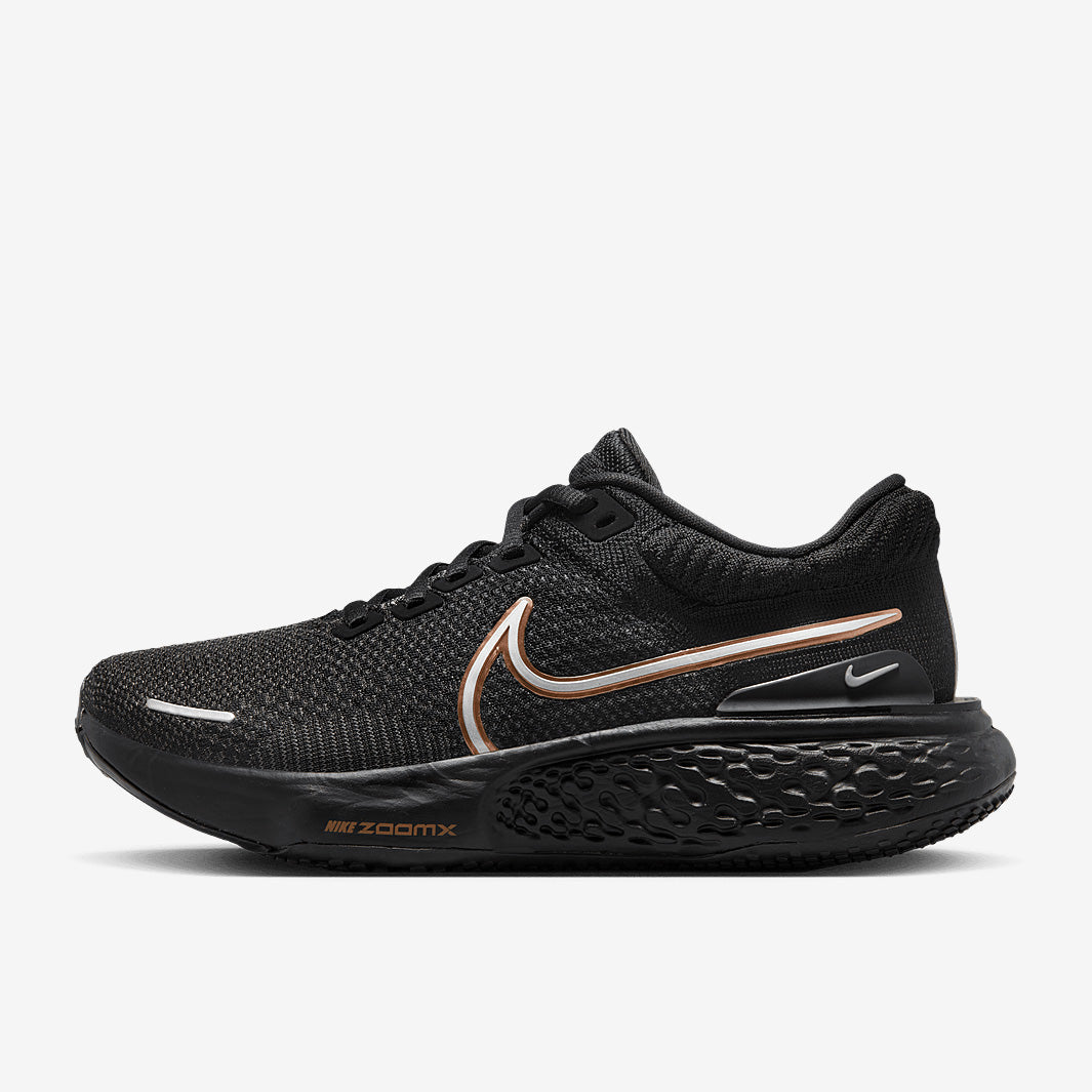 Nike Womens ZoomX Invincible Run Flyknit 2 - Black/Metallic Silver