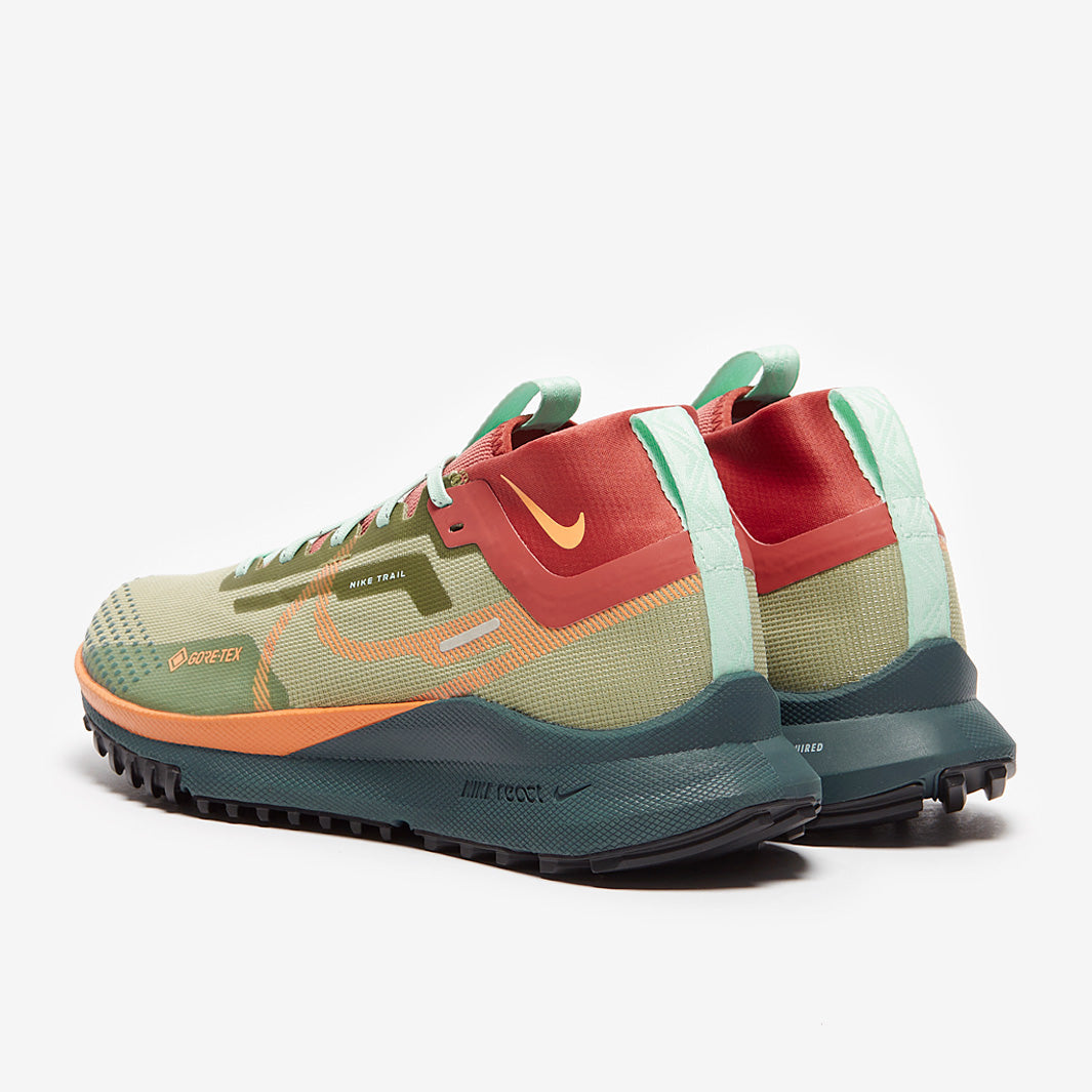 Nike Womens React Pegasus Trail 4 GORE-TEX - Alligator/Orange Trance