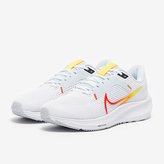 Nike Womens Pegasus 40 - White/Picante Red-Blue Tint
