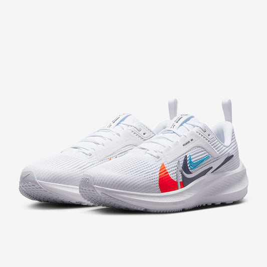 Nike Air Zoom Pegasus 40 PR Running Shoes - White/Multi-Colour-Football