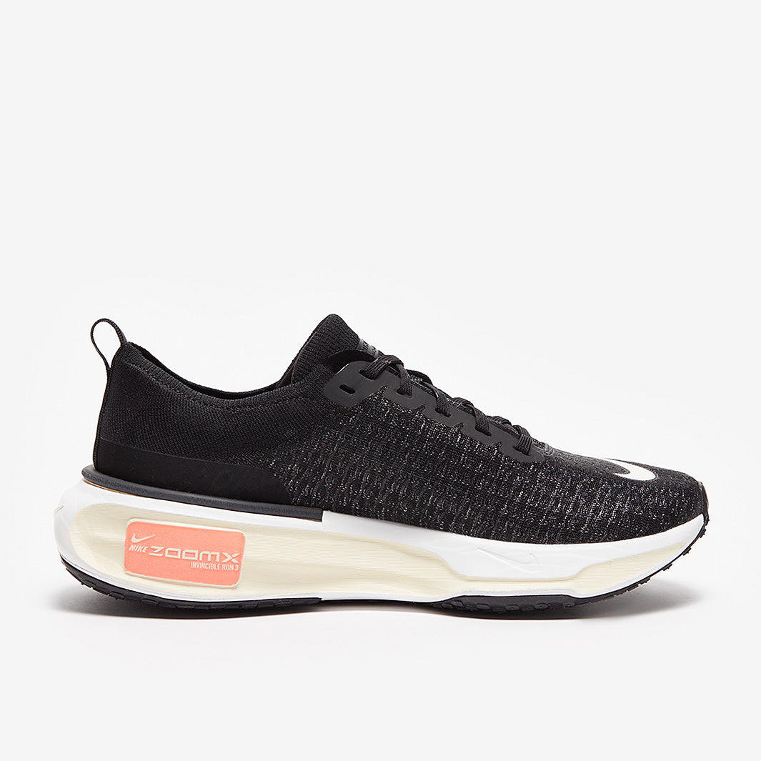 Nike Invincible Run FlyKnit 3 - Black/White-Dark Grey