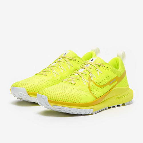Nike Womens React Pegasus Trail 4 - Volt/Bright Cactus-Black