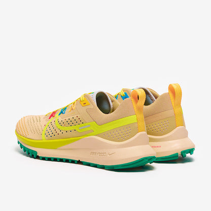 Nike Womens React Pegasus Trail 4 - Team Gold/Volt-Baltic Blue