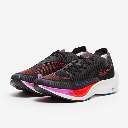 Nike Womens ZoomX Vaporfly Next Percent 2 - Black/Bright Crimson-Fuchsia Dream