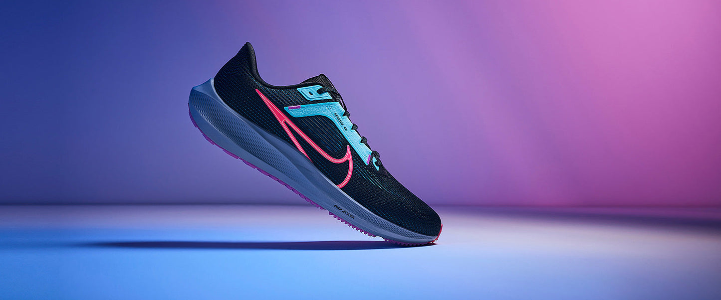 Nike Womens Pegasus 40 SE - Black/Hyper Pink-Green Abyss