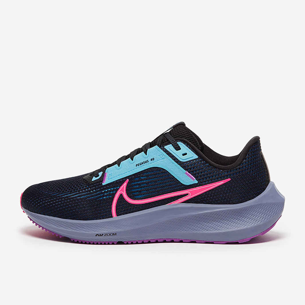 Nike Womens Pegasus 40 SE - Black/Hyper Pink-Green Abyss