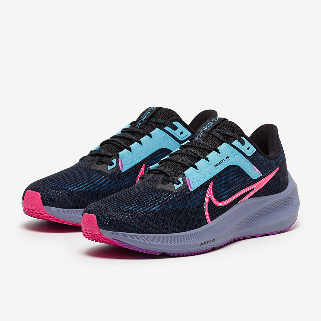 Nike Womens Pegasus 40 SE - Black/Hyper Pink-Green Abyss