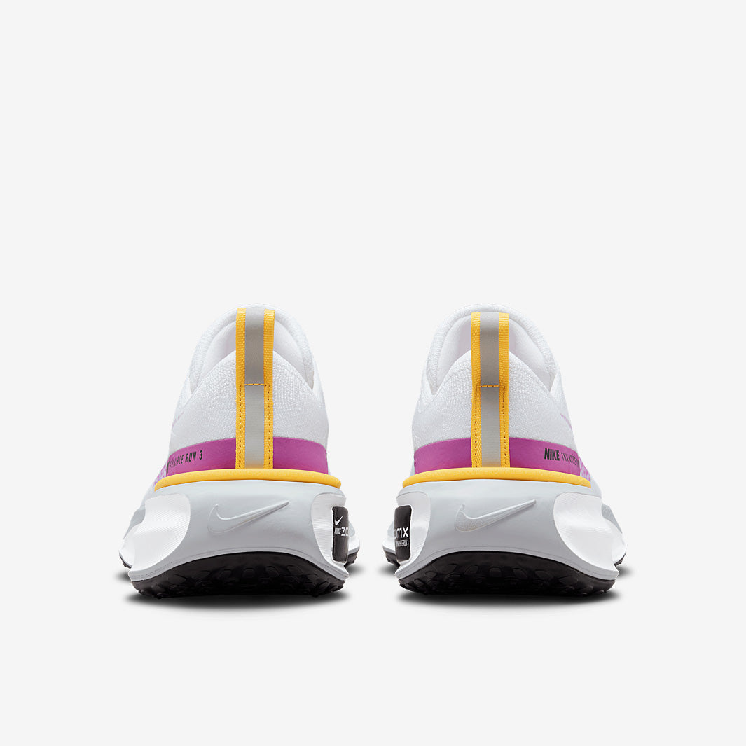 Nike Womens ZoomX Invincible 3 - White/Vivid Purple