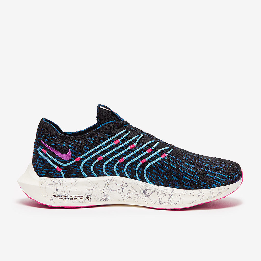 Nike Womens Pegasus Turbo Next Nature SE - Black/Fuchsia Dream