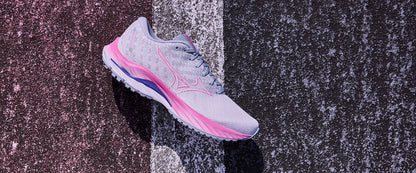 Mizuno Womens Wave Inspire 19 - Snow White/High