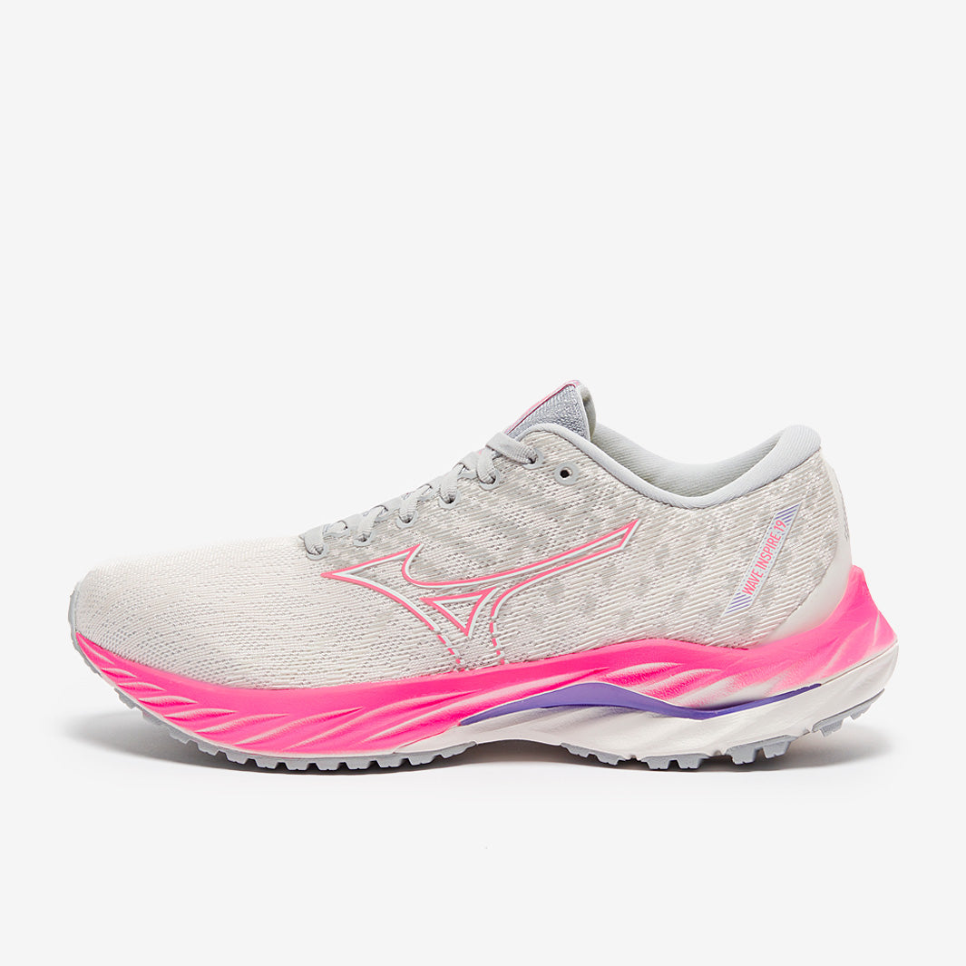 Mizuno Womens Wave Inspire 19 - Snow White/High