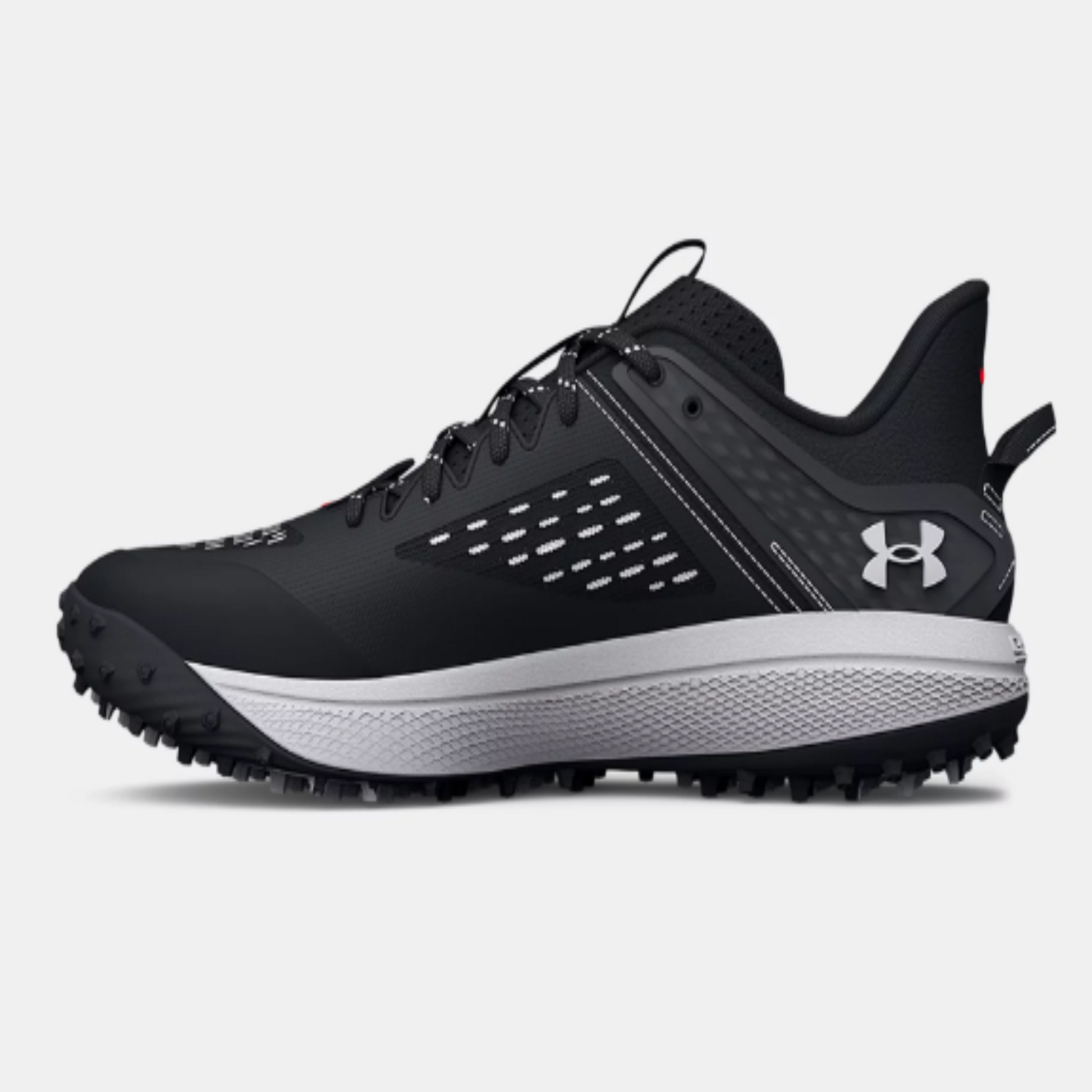 Men's Under Armour Yard Turf Baseball Cleats "Black White"