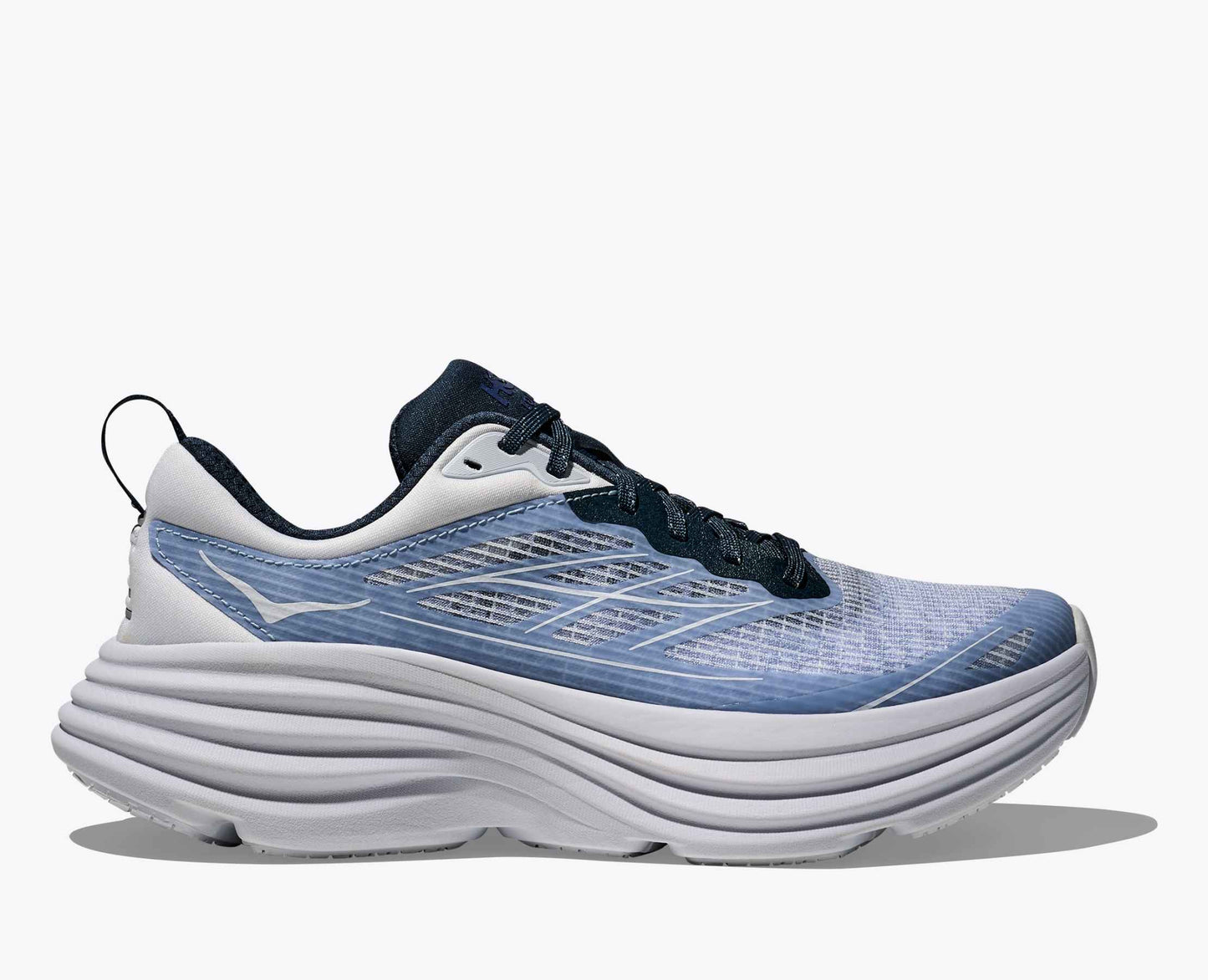 Hoka Stealth/Tech Bondi 8 Caged - Sea Ice / Grape Agate