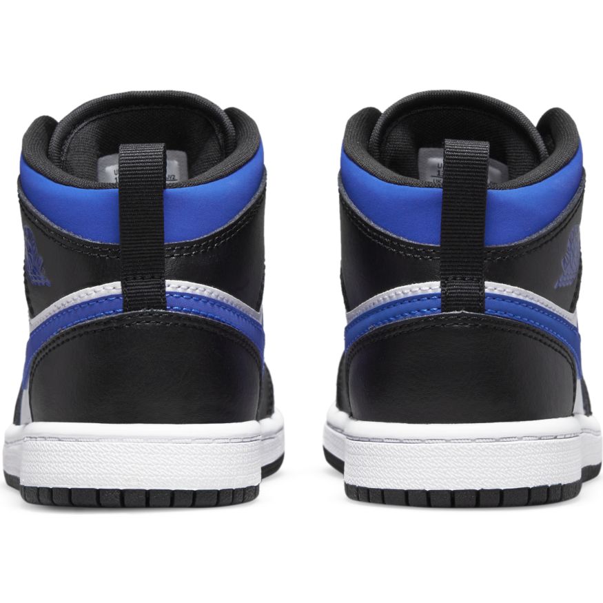 Jordan 1 Mid Little Kids' "Racer Blue"