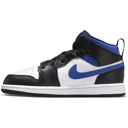 Jordan 1 Mid Little Kids' "Racer Blue"