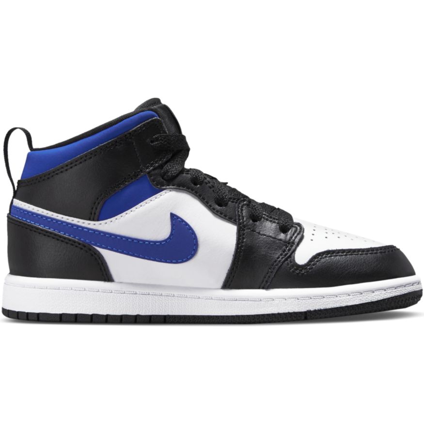 Jordan 1 Mid Little Kids' "Racer Blue"