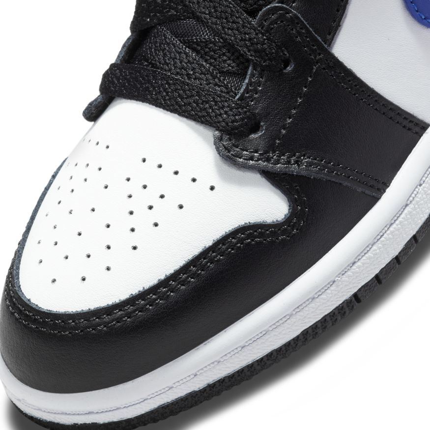 Jordan 1 Mid Little Kids' "Racer Blue"