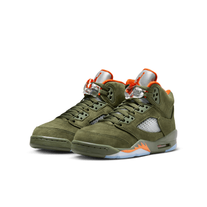 Big Kids' Air Jordan 5 Retro "Olive"