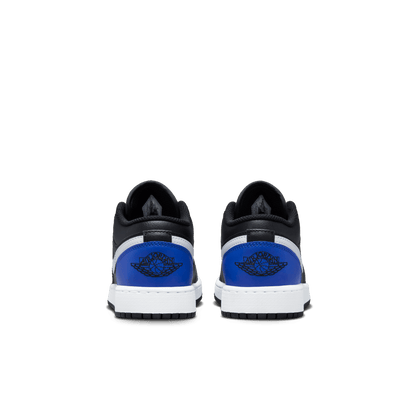 Big Kids' Air Jordan 1 Low "Black Royal Toe"