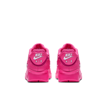 Girls' Nike Air Max 90 Leather "Laser Fuchsia"