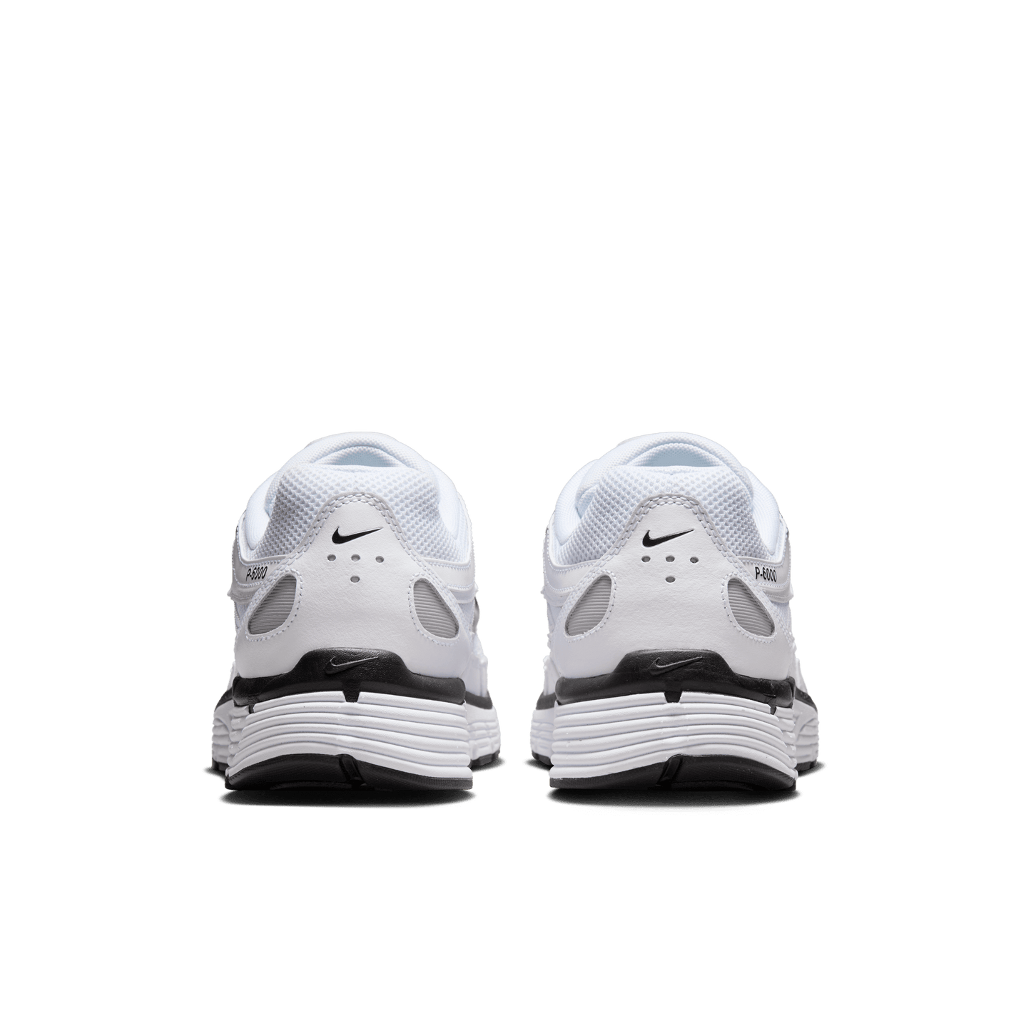 Men's Nike P-6000 "White Metallic Silver Black"
