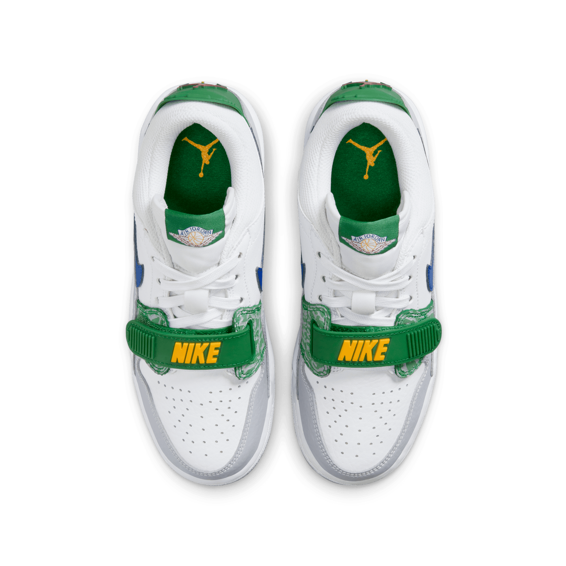 Big Kids' Air Jordan Legacy 312 Low "White Pine Industrial Blue"