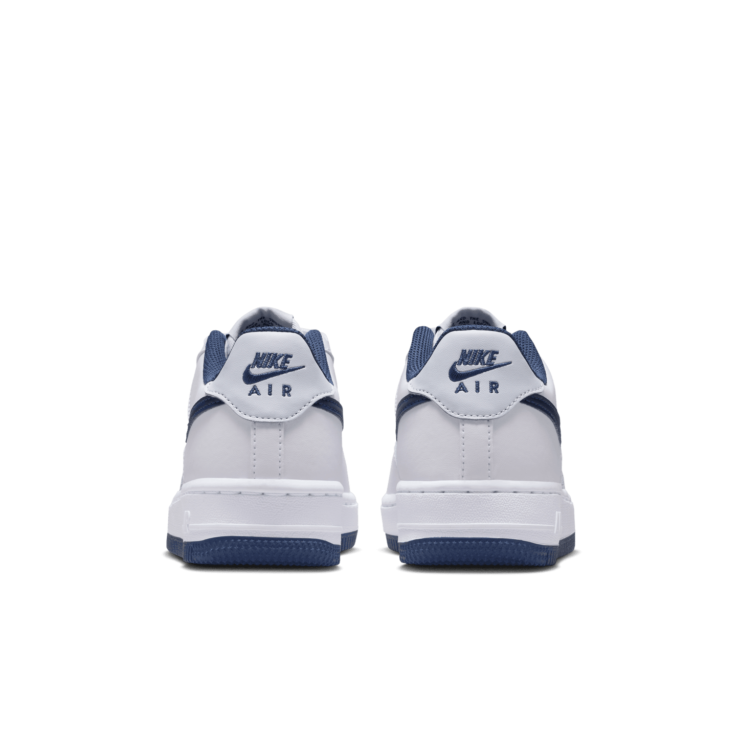 Big Kids' Nike Air Force 1 "White Football Grey Midnight Navy"
