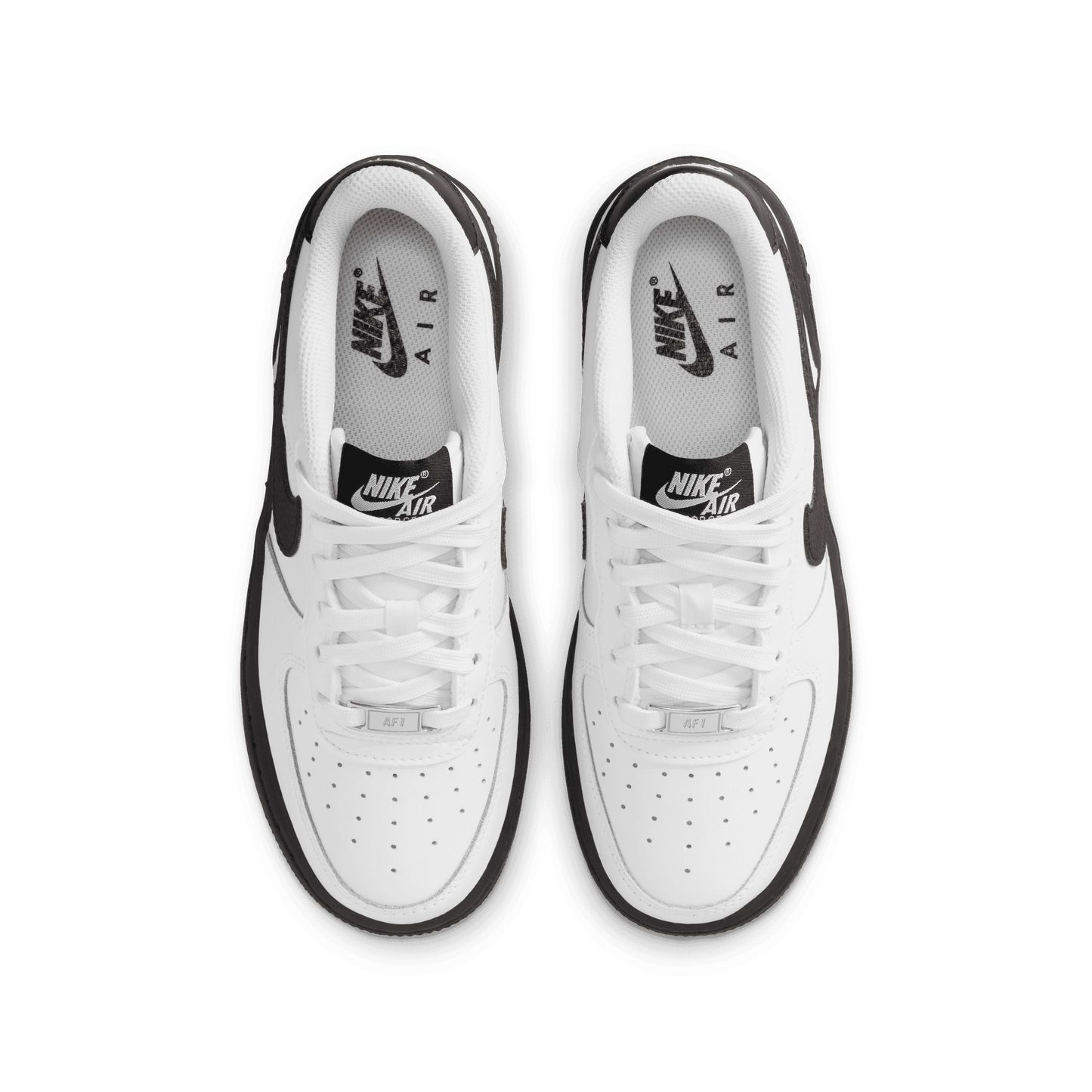 Big Kids' Nike Air Force 1 "White Black"