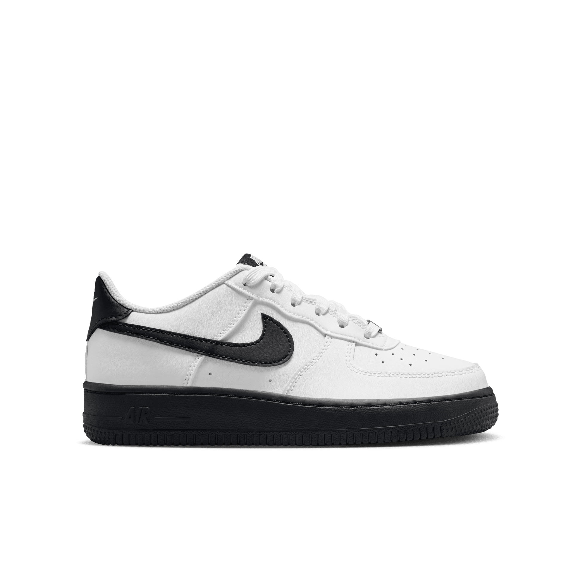 Big Kids' Nike Air Force 1 "White Black"