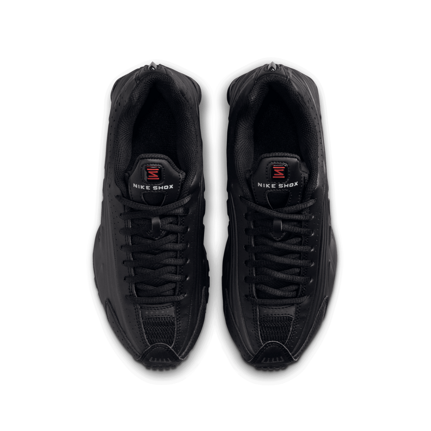 Big Kids' Nike Shox R4 "Triple Black"