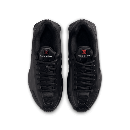 Big Kids' Nike Shox R4 "Triple Black"