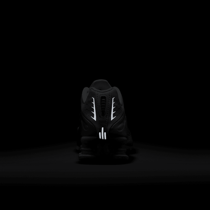 Big Kids' Nike Shox R4 "White Metallic Silver'
