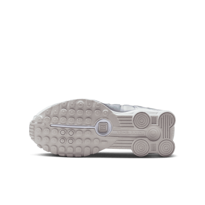 Big Kids' Nike Shox R4 "White Metallic Silver'