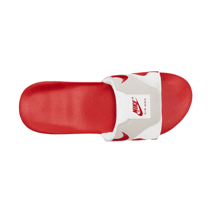 Men's Nike Air Max 1 Slides "White University Red"