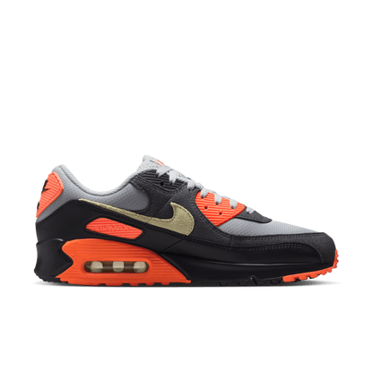 Men's Nike Air Max 90 "Smoke Grey Hyper Crimson"