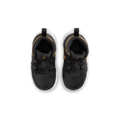 Baby/Toddler Jordan 1 Mid "Black Metallic Gold"