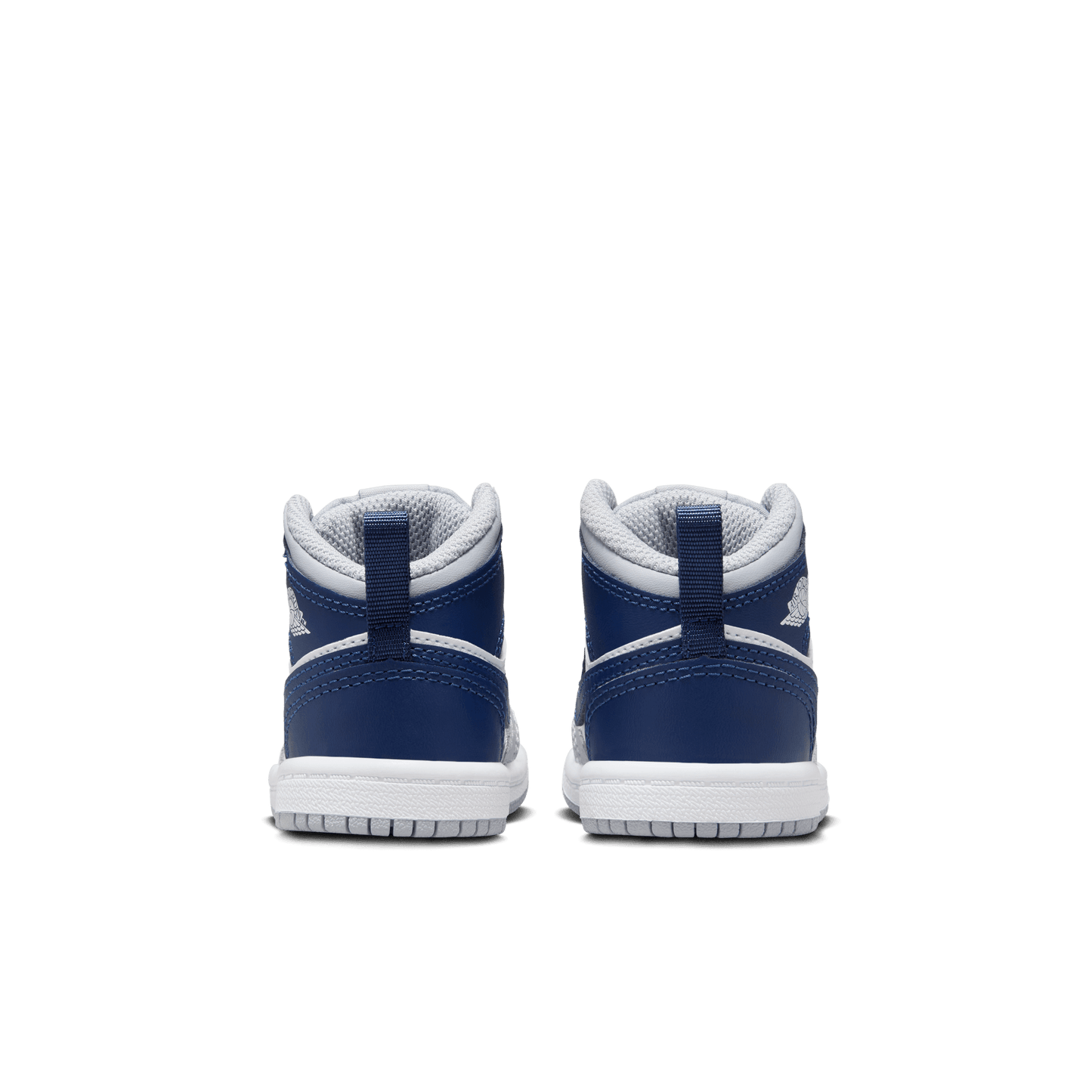Baby/Toddler Jordan 1 Mid "Wolf Grey Midnight Navy"
